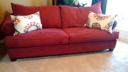 red queen size sleeper sofa