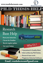 PhD Thesis Writing Services in USA