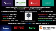 Buy Shared Accounts For The Most Popular Streaming and VPN Services