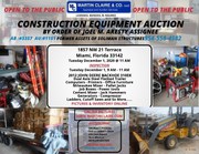CONSTRUCTION EQUIPMENT AUCTION