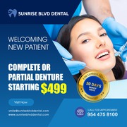  Affordable Partial Dentures Starting at $499